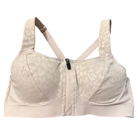 Victoria's Secret Blush Pink Leopard Print Incredible Knockout Ultra Max Bra 34D - Picture 1 of 9
